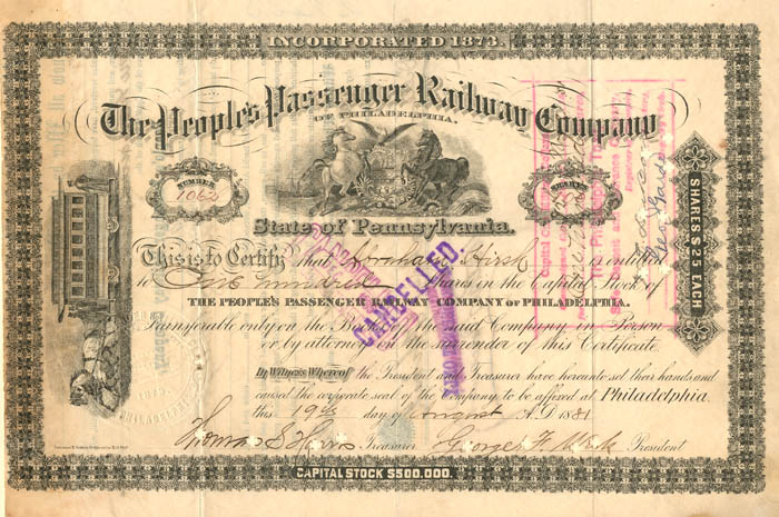 People's Passenger Railway Co. of Philadelphia